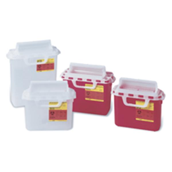 Container Sharps 5.4qt Plastic Red EA, 20 EA/CA
